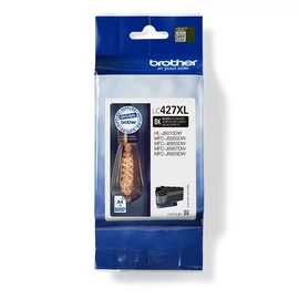 Brother LC-427XLBK tintapatron 1 db Eredeti Nagy (XL) kapacitású Fekete