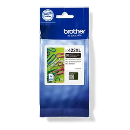 Brother LC422XLBK tintapatron 1 db Eredeti Nagy (XL) kapacitású Fekete