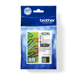 Brother LC422XLVAL tintapatron 4 db Eredeti Fekete, Cián, Magenta, Sárga