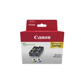 Canon 1511B025 tintapatron 2 db Eredeti Fekete, Cián, Magenta, Sárga