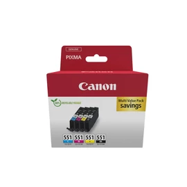 Canon 6509B015 tintapatron 1 db Eredeti Fekete, Cián, Magenta, Sárga