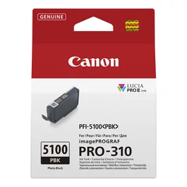 Canon PFI-5100 PBK tintapatron 1 db Eredeti Fotó fekete