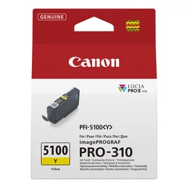 Canon PFI-5100 Y tintapatron 1 db Eredeti Sárga