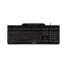 CHERRY KC 1000 SC billentyűzet USB QWERTZ Svájc Fekete