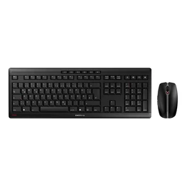 CHERRY Stream Desktop billentyűzet Egér mellékelve Irodai Vezeték nélküli RF QWERTZ Német Fekete