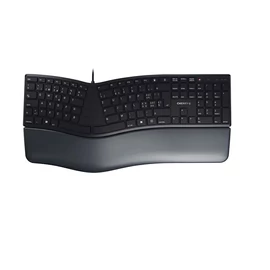 CHERRY KC 4500 ERGO billentyűzet Irodai USB QWERTZ Svájc Fekete