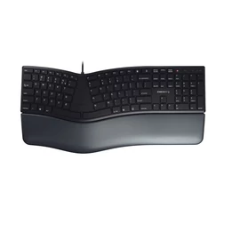 CHERRY KC 4500 ERGO billentyűzet Univerzális USB QWERTY Amerikai angol Fekete