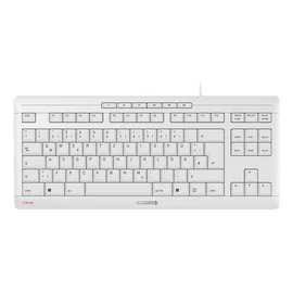 CHERRY STREAM KEYBOARD TKL billentyűzet Univerzális USB QWERTZ Német Fehér