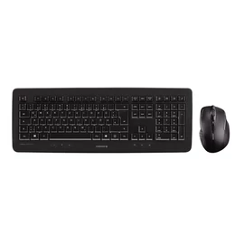 CHERRY DW 5100 billentyűzet Egér mellékelve Univerzális Vezeték nélküli RF Francia Fekete