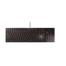 CHERRY KC 6000 Slim billentyűzet Univerzális USB Amerikai angol Fekete