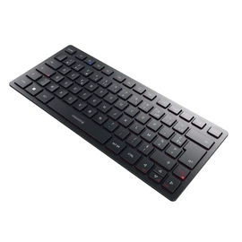 CHERRY KW 9200 MINI billentyűzet Univerzális USB + RF Wireless + Bluetooth AZERTY Francia Fekete