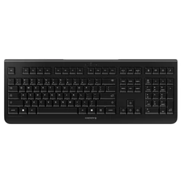 CHERRY KW 3000 billentyűzet Univerzális Vezeték nélküli RF QWERTY Nemzetközi amerikai Fekete
