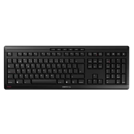 CHERRY STREAM KEYBOARD WIRELESS billentyűzet Univerzális Vezeték nélküli RF QWERTY Portugál Fekete