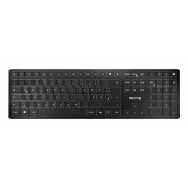 CHERRY KW 9100 SLIM billentyűzet Univerzális RF vezeték nélküli + Bluetooth QWERTY Portugál Fekete, Szürke