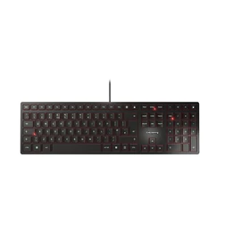 CHERRY KC 6000 Slim billentyűzet Univerzális USB QWERTY Brit angol Fekete