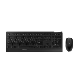 CHERRY B.Unlimited 3.0 billentyűzet Egér mellékelve Univerzális Vezeték nélküli RF QWERTY Amerikai angol Fekete