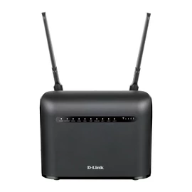 D-Link AC1200 vezetéknélküli router Gigabit Ethernet Kétsávos (2,4 GHz / 5 GHz) 4G Fekete