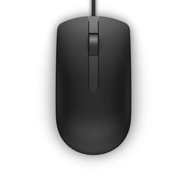 DELL MS116 egér Irodai Kétkezes USB A típus Optikai 1000 DPI