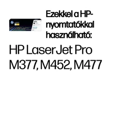 HP 410X nagy kapacitású fekete eredeti LaserJet tonerkazetta