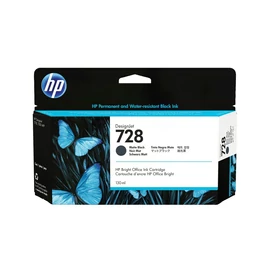 HP 728 130 ml-es matt fekete DesignJet tintapatron