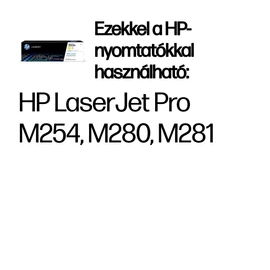 HP 203A Yellow Original LaserJet Toner Cartridge festékkazetta 1 db Eredeti Sárga