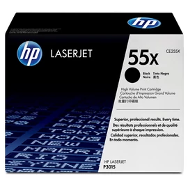 HP 55X nagy kapacitású fekete eredeti LaserJet tonerkazetta