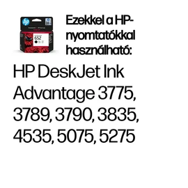 HP 652 Black Original Ink Advantage Cartridge tintapatron 1 db Eredeti Standard teljesítmény Fekete