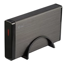 i-tec MYSAFE35U401 tárolóegység burkolat HDD ház Fekete, Fémes 3.5"