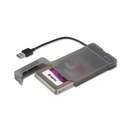 i-tec MYSAFEU313 tárolóegység burkolat HDD/SSD ház Fekete 2.5"
