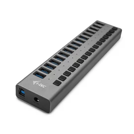 i-tec U3CHARGEHUB16 mobiltelefon töltő Univerzális Szürke Váltakozó áram Beltéri