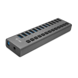 i-tec U3CHARGEHUB13 mobiltelefon töltő Univerzális Szürke Váltakozó áram Beltéri