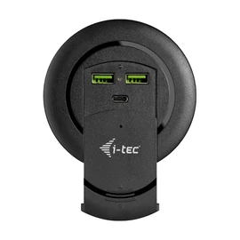 i-tec CHARGER96WD mobiltelefon töltő Univerzális Fekete Váltakozó áram Gyorstöltés Beltéri