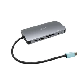 i-tec Metal C31NANODOCKVGAPD dokkoló állomás és port replikátor Vezetékes USB 3.2 Gen 1 (3.1 Gen 1) Type-C Ezüst