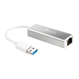 j5create JUE130 Vezetékes USB Ezüst, Fehér