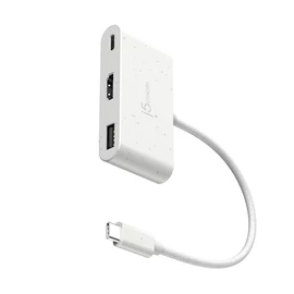 j5create JCA379EW-N hálózati csatlakozó USB C-típus 5000 Mbit/s Fehér