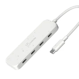 j5create JCH345EW USB 3.2 Gen 1 (3.1 Gen 1) Type-C 10000 Mbit/s Fehér
