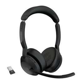 Jabra Evolve2 55 Headset Vezeték nélküli Fejpánt Iroda/telefonos ügyfélközpont Bluetooth Fekete