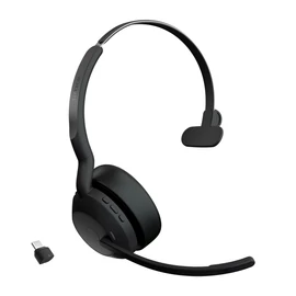 Jabra Evolve2 55 Headset Vezeték nélküli Fejpánt Iroda/telefonos ügyfélközpont Bluetooth Fekete