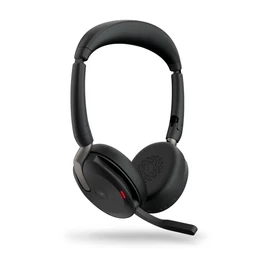 Jabra Evolve2 65 Flex Headset Vezetékes és vezeték nélküli Fejpánt Iroda/telefonos ügyfélközpont USB C-típus Bluetooth Fekete