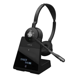 Jabra Engage 75 SE Headset Vezeték nélküli Fejpánt Iroda/telefonos ügyfélközpont USB C-típus Bluetooth Fekete