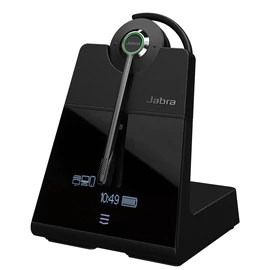 Jabra Engage 75 SE Headset Vezeték nélküli Fülre akasztható, Fejpánt Iroda/telefonos ügyfélközpont USB C-típus Bluetooth Fekete