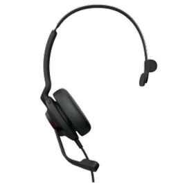 Jabra Evolve2 30 SE USB C/A MS Mono Headset Vezetékes Kézi Iroda/telefonos ügyfélközpont USB Type-C / USB Type-A Fekete