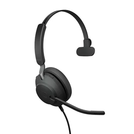 Jabra Evolve2 40 SE Headset Vezetékes Fejpánt Iroda/telefonos ügyfélközpont USB Type-C / USB Type-A Fekete
