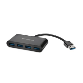 Kensington UH4000 USB 3.2 Gen 1 (3.1 Gen 1) Type-A 5000 Mbit/s Fekete