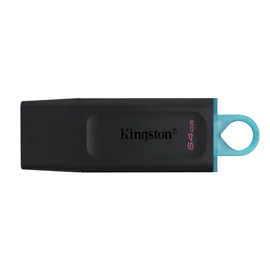 Kingston Technology DataTraveler Exodia USB flash meghajtó 64 GB USB A típus 3.2 Gen 1 (3.1 Gen 1) Fekete, Türkizkék