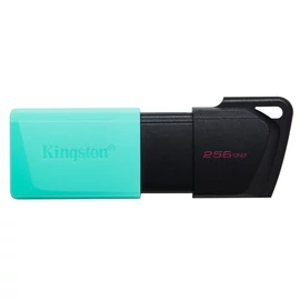 Kingston Technology DataTraveler Exodia M USB flash meghajtó 256 GB USB A típus 3.2 Gen 1 (3.1 Gen 1) Fekete, Türkizkék