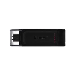 Kingston Technology DataTraveler 70 USB flash meghajtó 256 GB USB C-típus 3.2 Gen 1 (3.1 Gen 1) Fekete