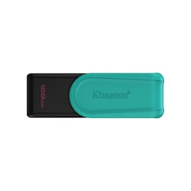 Kingston Technology DataTraveler Exodia S USB flash meghajtó 128 GB USB A típus 3.2 Gen 1 (3.1 Gen 1) Fekete, Türkizkék