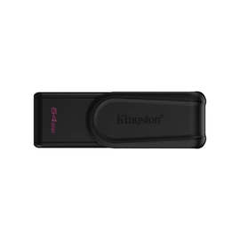 Kingston Technology DataTraveler Exodia S USB flash meghajtó 64 GB USB A típus 3.2 Gen 1 (3.1 Gen 1) Fekete