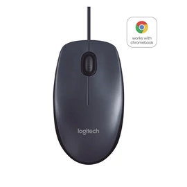 Logitech B100 optical USB mouse black